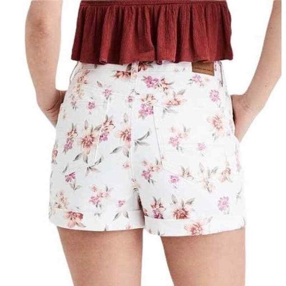 Floral American Eagle Summer Shorts - Picture 3 of 5